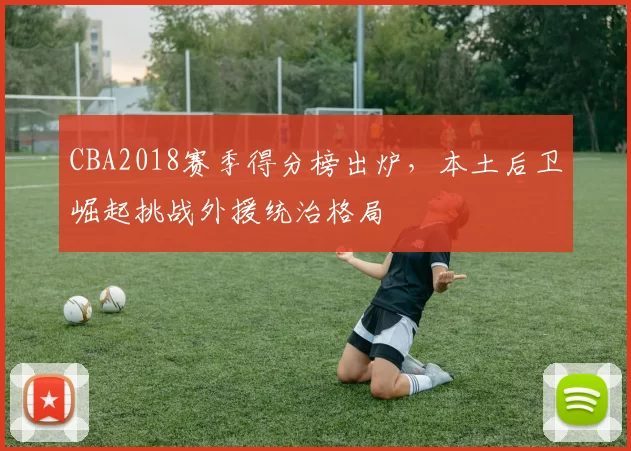 CBA2018赛季得分榜出炉，本土后卫崛起挑战外援统治格局