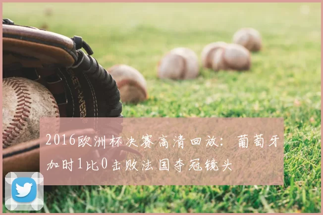 2016欧洲杯决赛高清回放:葡萄牙加时1比0击败法国夺冠镜头